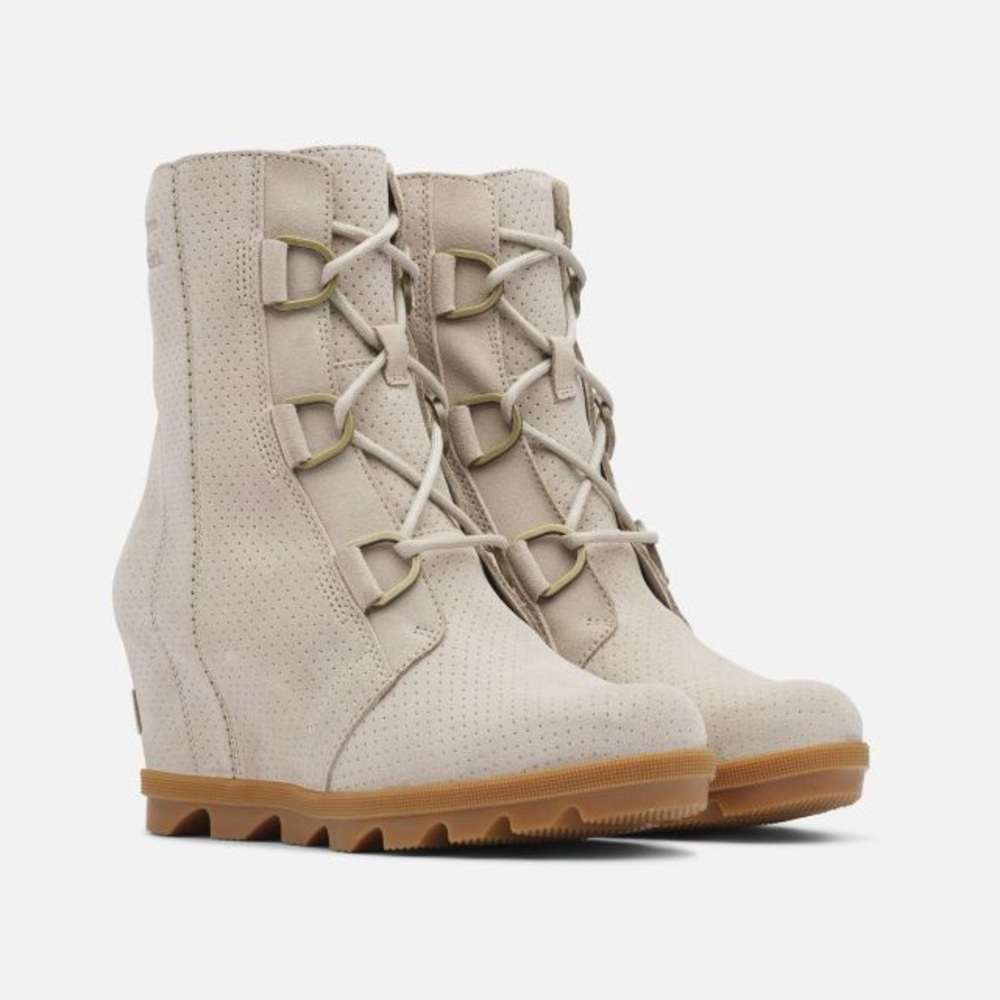 BNIB - Sorel Joan of Arctic Wedge II - Soft Taupe
